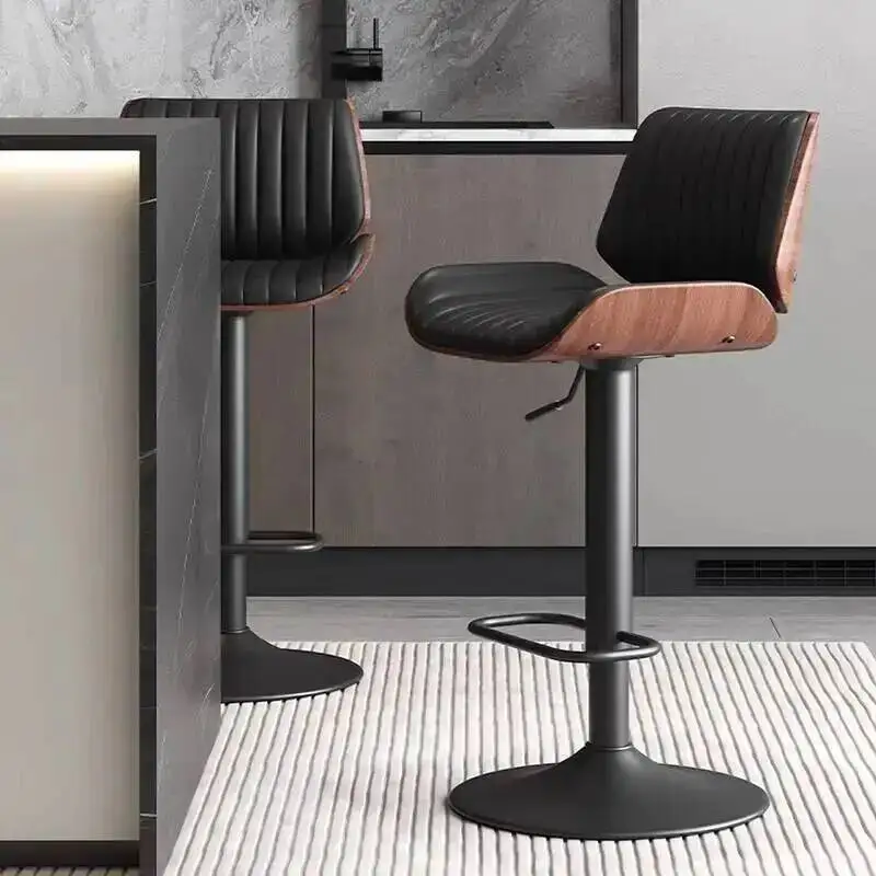 Taburetes de Bar Modernos de Diseño Nórdico, Sillas de Camping, Sillas de Bar para Gaming, Sillas Giratorias Minimalistas para Comedor, Conjuntos de Muebles de Jardín