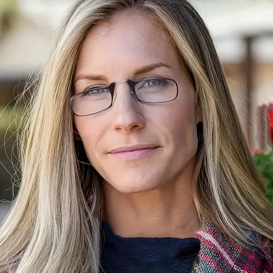 Fashion Nose Clip Reading Glasses Ultra Light and Convenient Mobile Phone Presbyopic Eyeglasses Retro Style HD Reading Glasses