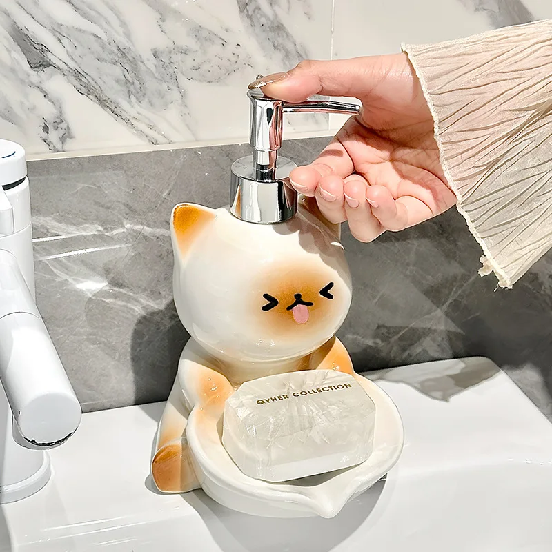 

LH Press empty bottle Soap box Drain integrated hand sanitizer bottle High value sub-bottle