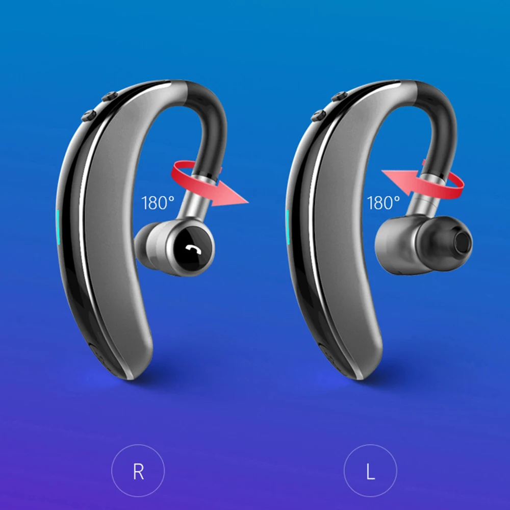 V7 Bluetooth 5.0 Headset Wireless CVC DSP Noise Reduction Earphone with Mic Handsfree Driving Wireless Earbuds Volum Control