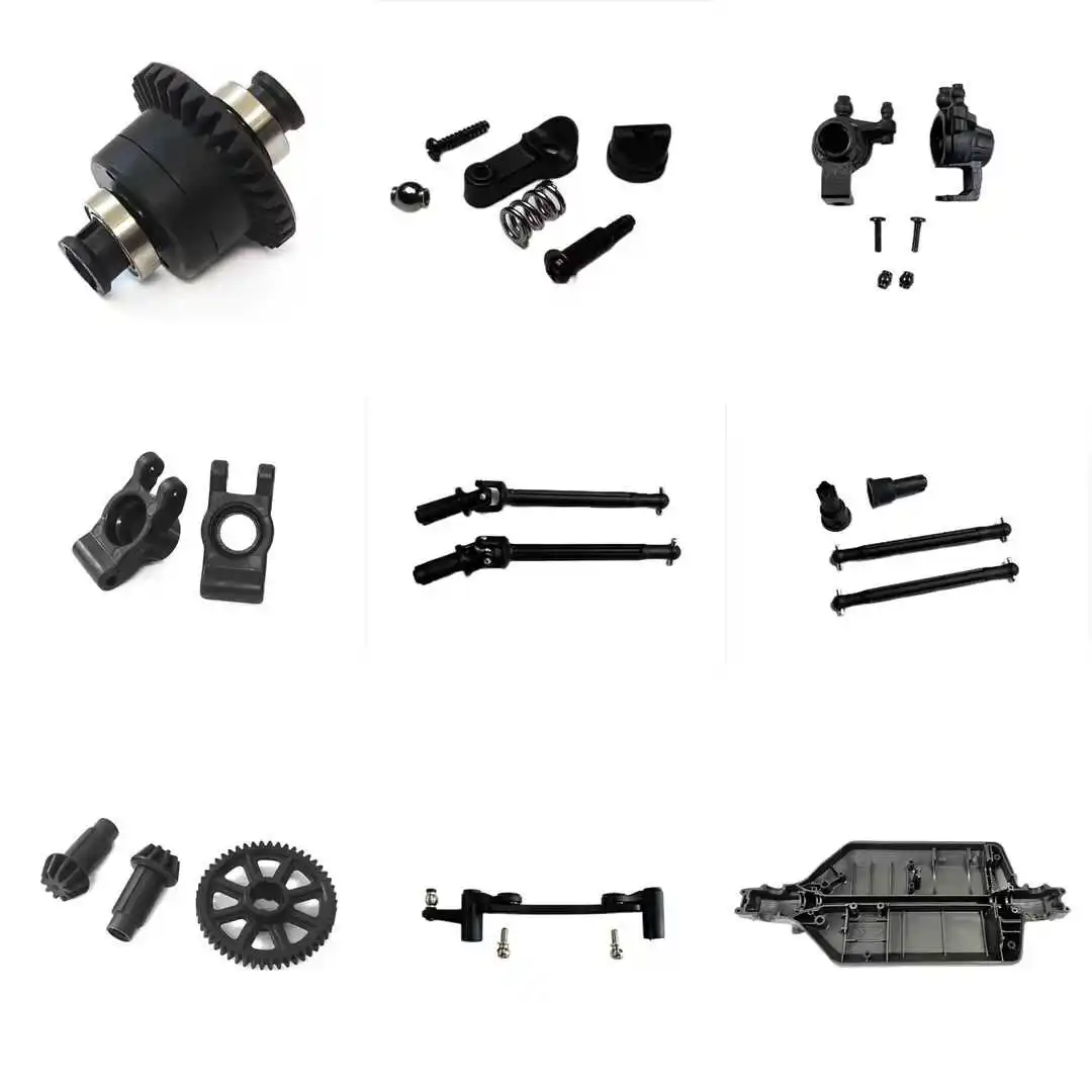 Remote control car accessories Q130, the same four-wheel drive high-speed car, original servo chassis