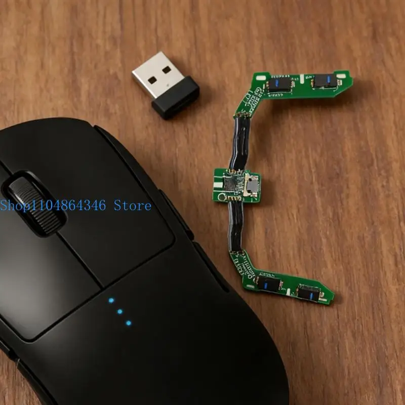 652F Ergonomic Side Button Board Upgrades For GPro GPW Wireless Mouse Smooth Surfaces Resists Fingerprints And Dirt