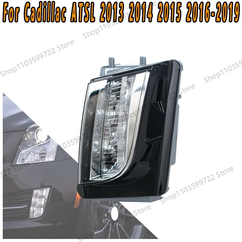 

Для Cadillac ATSL 2013 2014 2015 2016 2017 2018 2019 светодиодные противотуманные фары переднего бампера дневные ходовые огни фары дальнего света