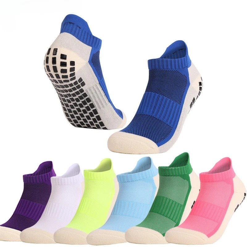 

Short Football Socks Non Slip Breathable Sports Socks with Thick Terry Cushion for Running