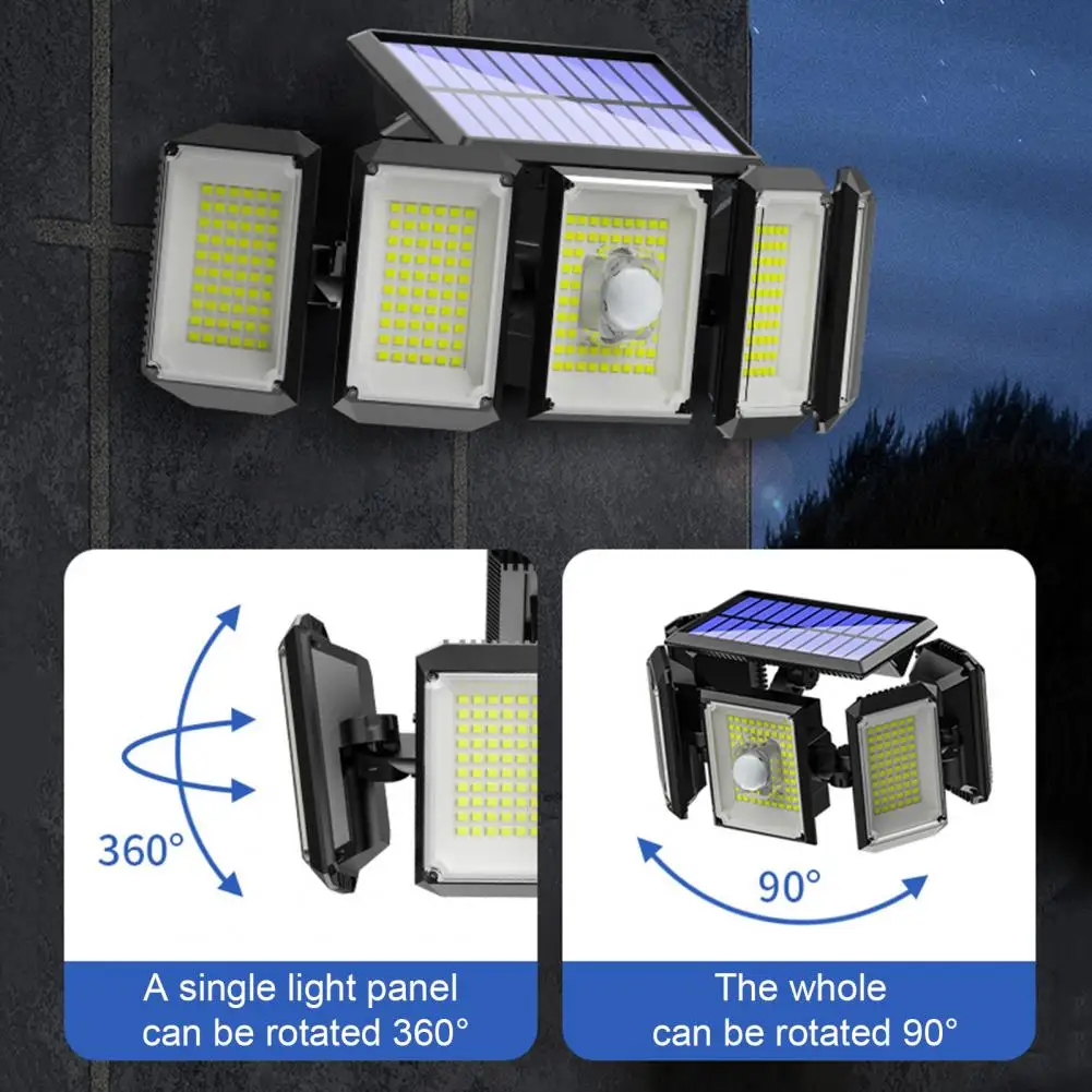 

Solar Security Light Super Bright Solar Outdoor Light with Motion Sensor 3 Modes Ip65 Waterproof Design for Simple Installation