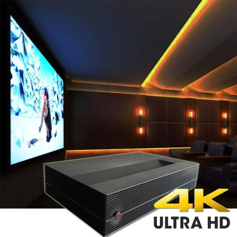 180inch 150inch 120inchnultra Short Throw UHD Ultra Hd Movie 3d 4k Cinema Projector Smart Android 4k TV Laser Projector 4k