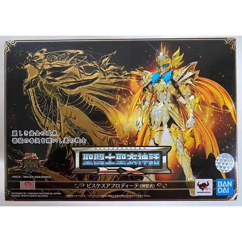 

In Stock BANDAI Saint Cloth Myth EX Pisces Aphrodite Golden Soul Anime Movable Collectible Figure Model Toy