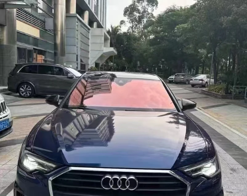 High Quality Red Color VLT 87% Roll Size 1*30 Meter Chameleon Car Window Film