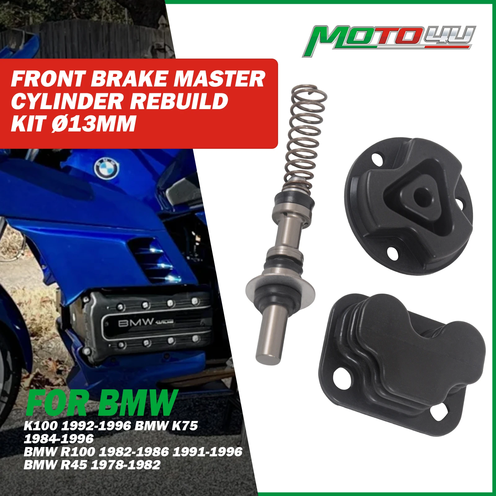 Motorcycle Brake Pump Revision Kit 13mm For BMW K75 1989-1993 K100 1992-1996 R45 1978-1982 R100 1982-1986