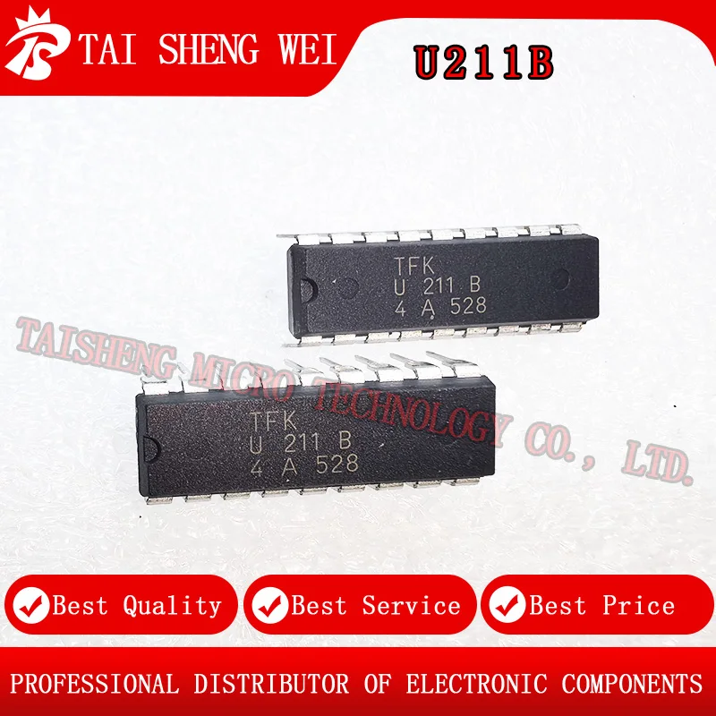 2PCS Brand New Control Amplifier Chip U211B U211 DIP-18 Phase Control Circuit IC