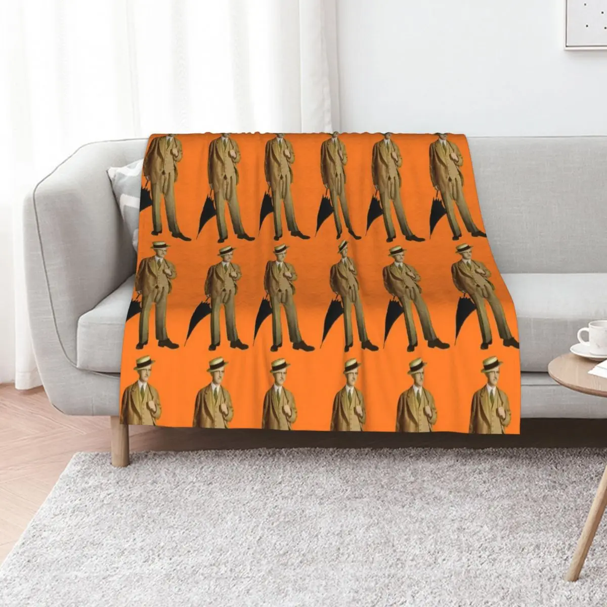 CHARLIE CHASE Hilarious Comedian Throw Blanket Flannel Fabric Cute Plaid Shaggy Bed Fashionable Sofa Decorative Throw Blankets