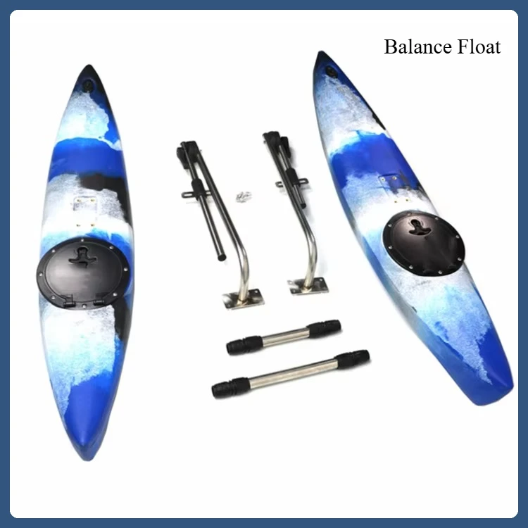 Custom HDPE Kayak Stabilizer Anti-tip Balance Float Accessory Fit Tandem Kayak Pedal Water Bike Plastic Vessel