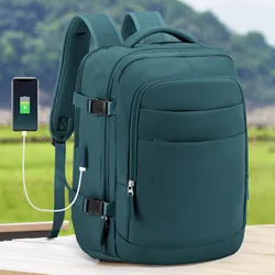 Men's Travel Laptop Backpack, Sturdy School Backpack with USB Charging Port, College Bag Gift for Men & Women 15.6 Inch Bookbag