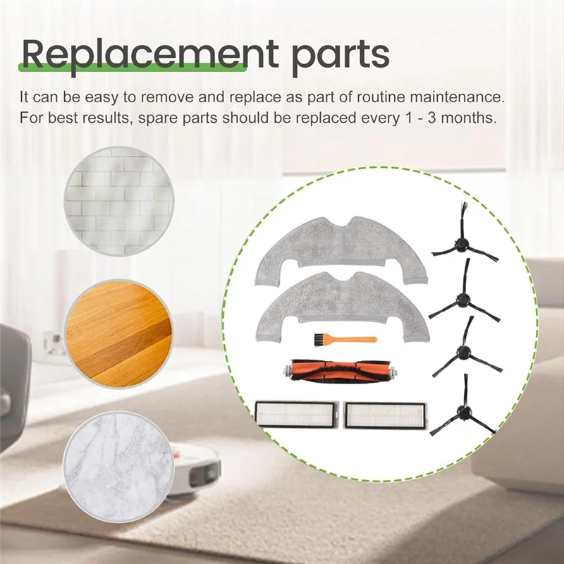 AT28-交換部品キット Forxiaomi Mi ロボット掃除機モップ 2 ウルトラ STYTJ05ZHM ロボット掃除機