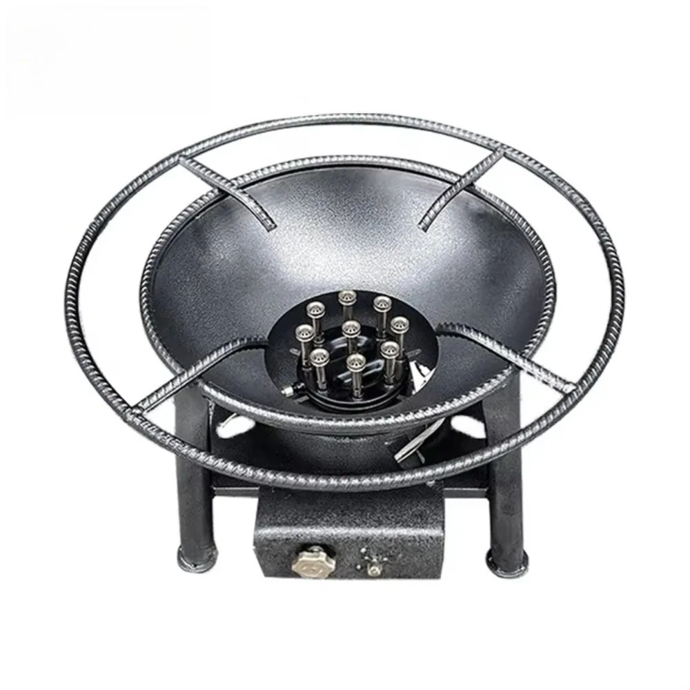 Low-cost cauldron automatic ignition liquefied petroleum gas burner multifunctional vertical cast iron gas stove