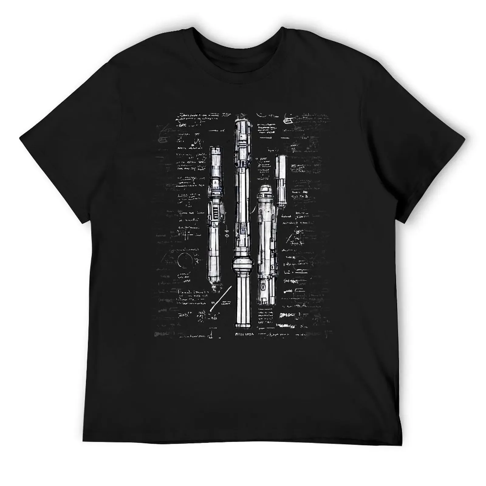 Light saber blueprints, inspired by the old republic for Savi’s Workshop T-Shirt designer shirts shirts men graphic