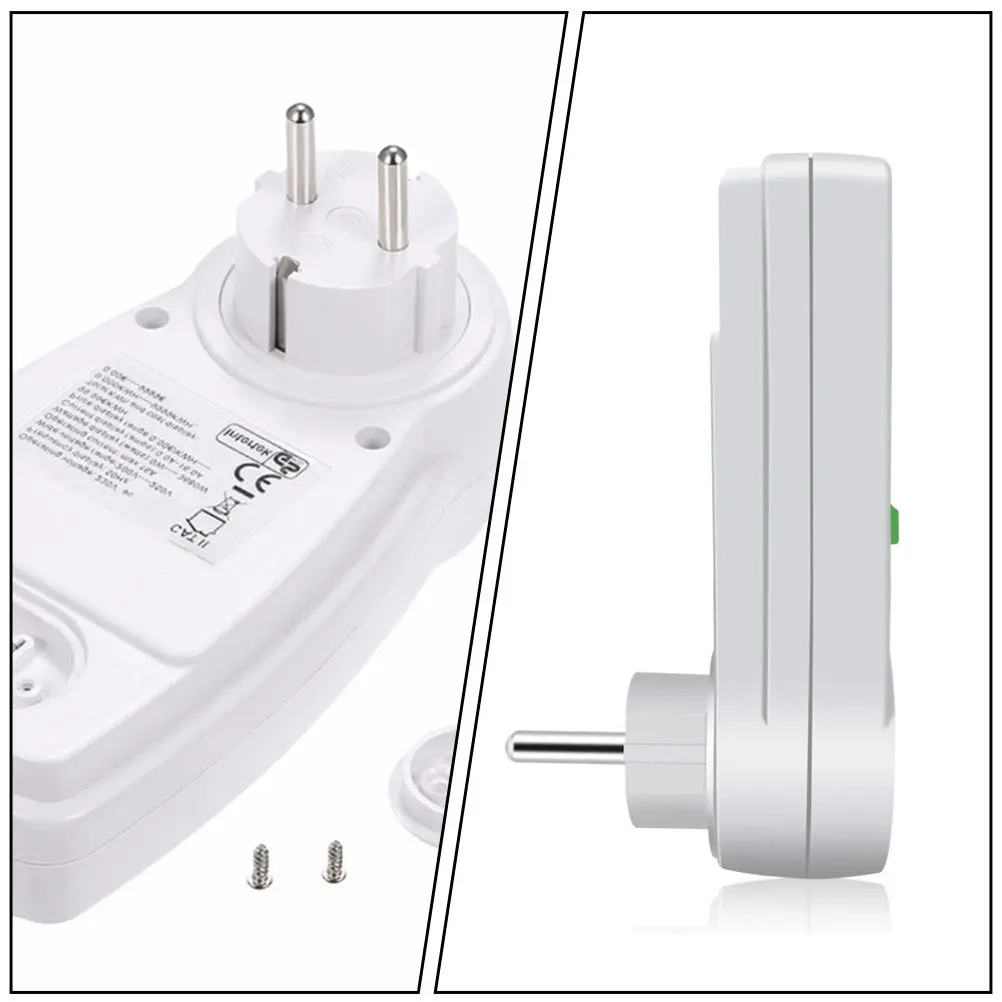 電力モニタープラグ-eu-バージョン、バックライト付き-lcd-ディスプレイ付き、エネルギー電圧アンペア測定用デジタルワットメーター