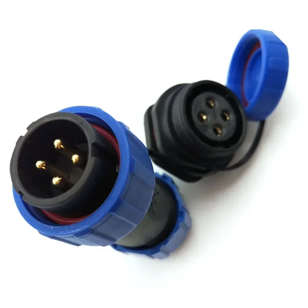 

Heavy Duty SP21 Waterproof Aviation Cable Connector IP67 Power Connector Plug Socket with Gold Plated Brass Connector