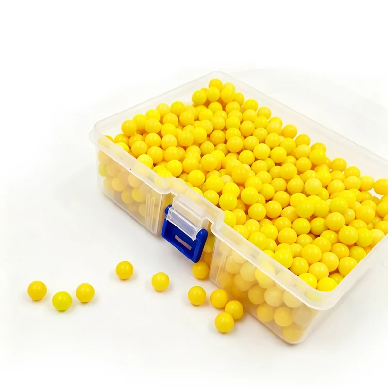 1~1500Pcs Dia 6mm 6.8mm 7mm 8mm 8.3mm 8.5mm Round Yellow Solid Rubber Ball Sealing Rubber Ball Industrial DIY Parts