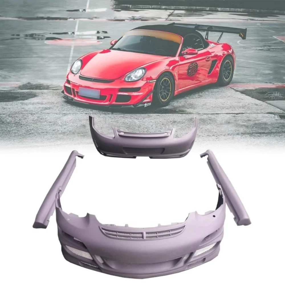 

Front bumper Side skirt Rear bumper for Porsche Cayman Boxster 987 Modified GT3 Style Surround Body Kit Car Accessories