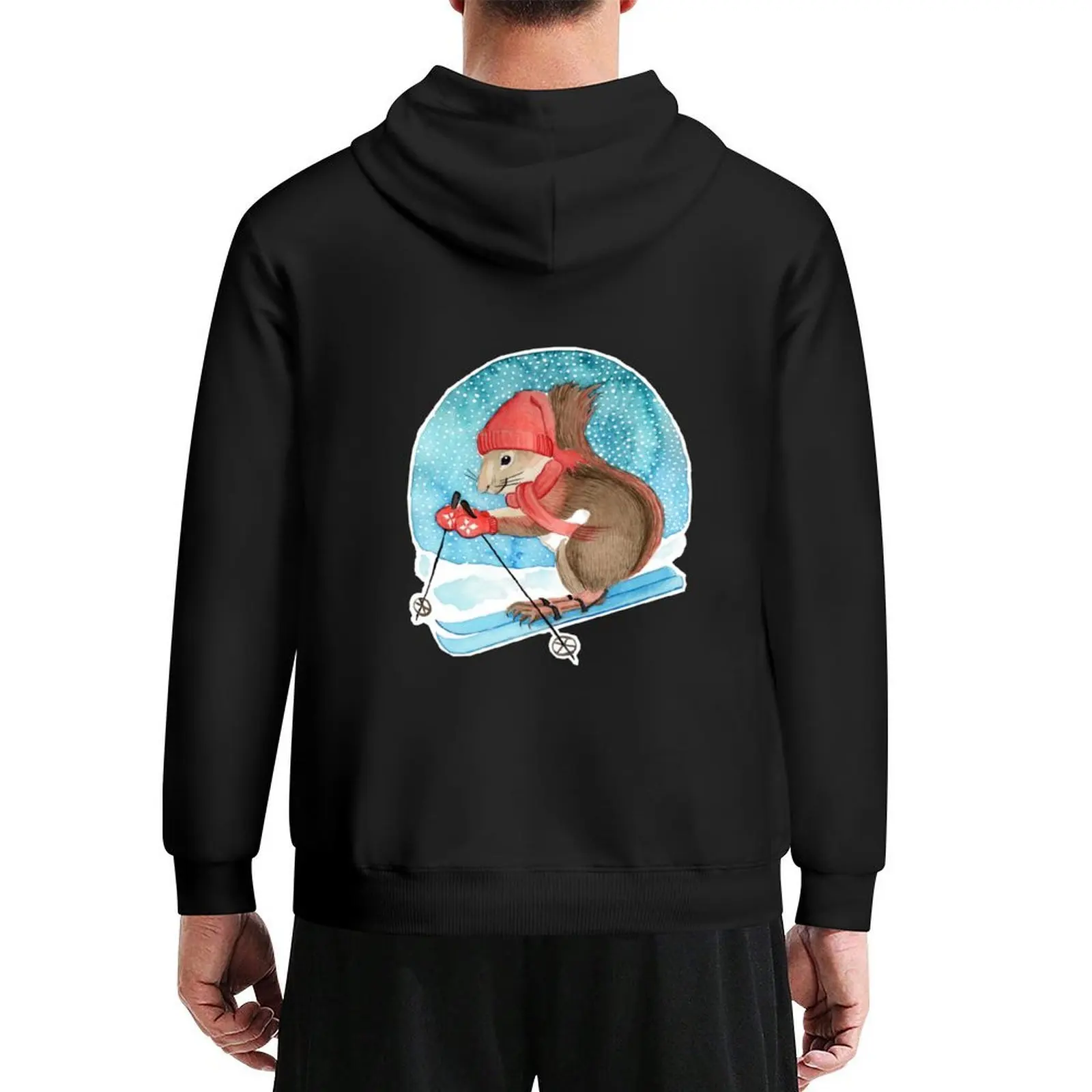 

Cute squirrel design Hoodie blouse men wear mens clothing fashion men mens hoodie