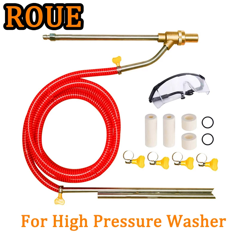 

High pressure cleaner Wet Sandblasting gun nozzle pressure washer nozzle Car cleaning kit 1/4 Inch Quick Connect or Compatible