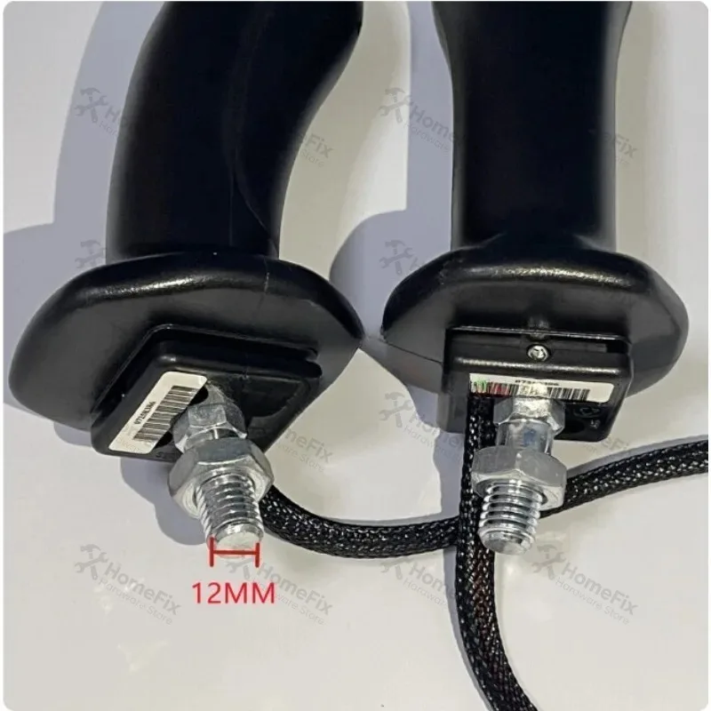 12mm Thread Excavator Joystick Grip 4 Buttons Electric Control Handle Timber Grabbing Equipment