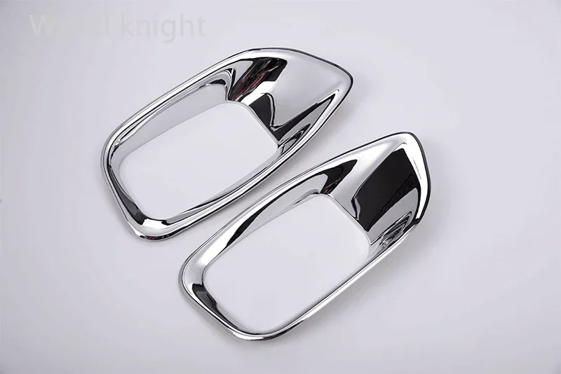 for Jaguar XE/F-pace/XFL/XF X761 2016-2017 ABS Chrome Car Seat Side Adjustment Button Decoration Frame Cover Trim 2pcs