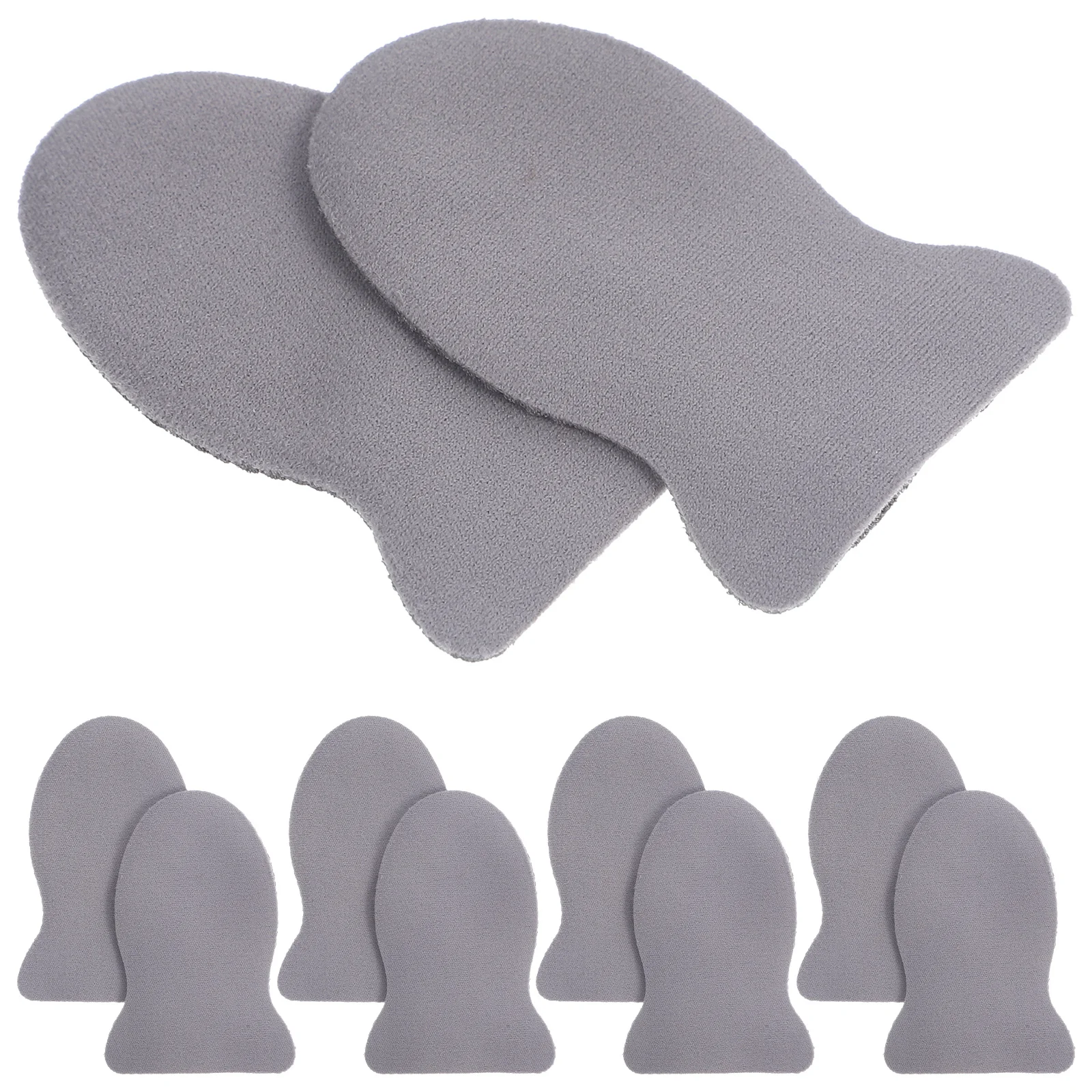 10Pcs Silver Fiber Gaming Finger Sleeves Lightweight Breathable Antislip Finger Covers for Sweat Absorption Game Control