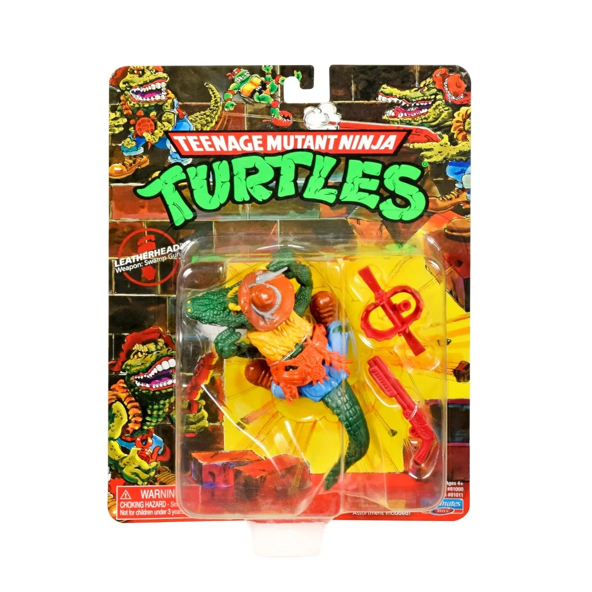 Figura Coleccionable de Leatherhead de 4 Pulgadas de las Tortugas Ninja, Maestro Splinter, Clásico Retro, Playmates, Nuevo 2022, Regalo