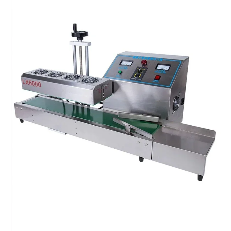 

Fully Automatic Electromagnetic Induction Sealing Machine Honey Plastic Bottle Aluminum Foil Film Continuous Sealing Machine