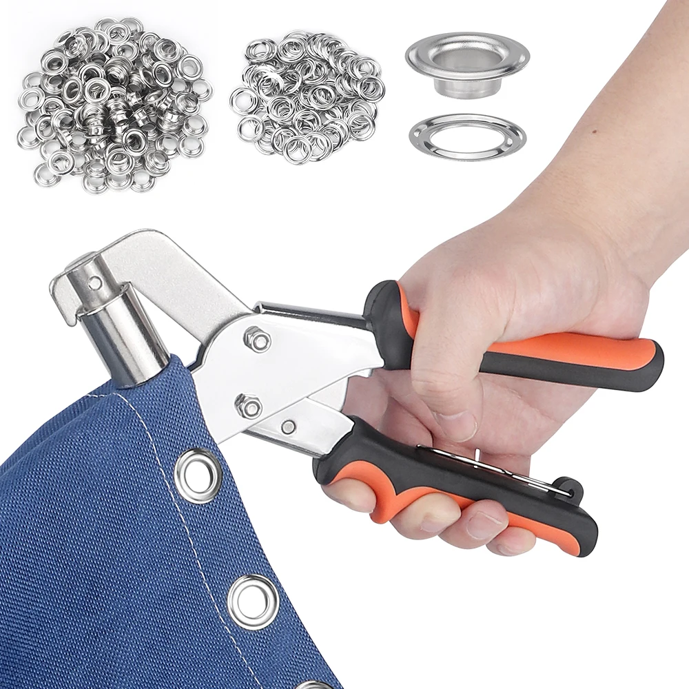Gas Eye Pliers Button Installation Tool Hand Press Metal Grommet Hole Punch Plier for Leather Canvas Clothing DIY Gas Eye Instal
