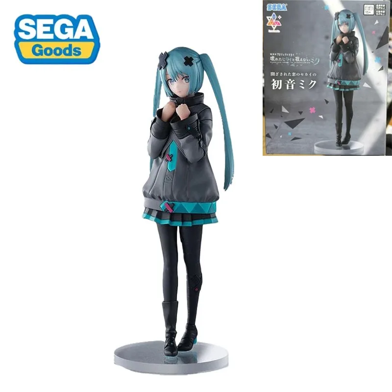 オリジナル-セガ-ルミナスタ-初音ミク-アクションフィギュア-おもちゃ-ゲキジョウバン-プロジェクトセカイ-コワレタセカイ-トウウタエナイ-ミク-アニメ-pvc-モデル