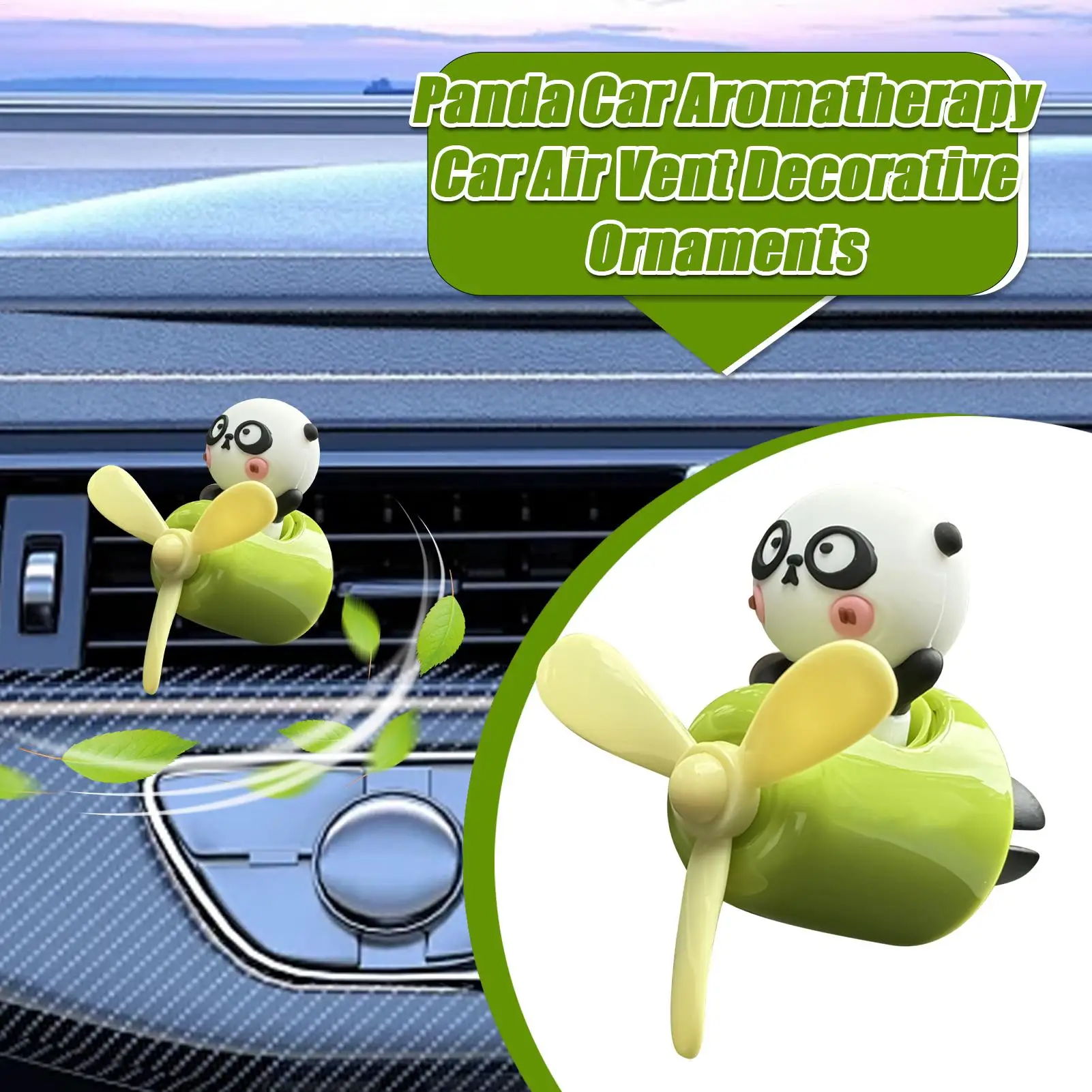 Car Scent Cartoon Panda Pilot Car Air Fresheners Aromatherapy Fragrance Perfume for Outlet Decoration Men Women Interior Bedroom - view 4