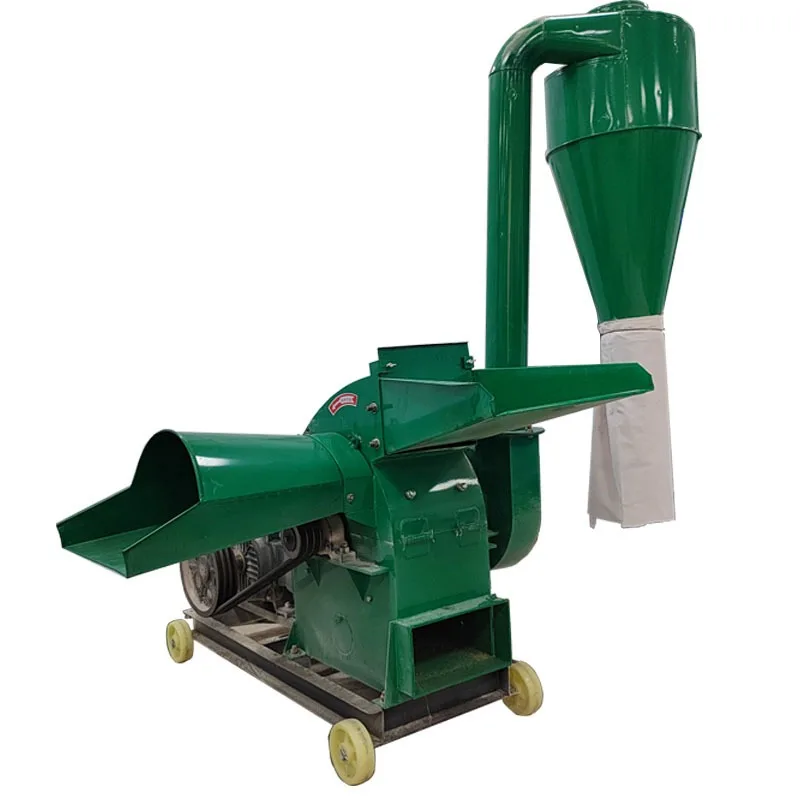 Peanut seedling forage bran machine wet and dry straw crusher