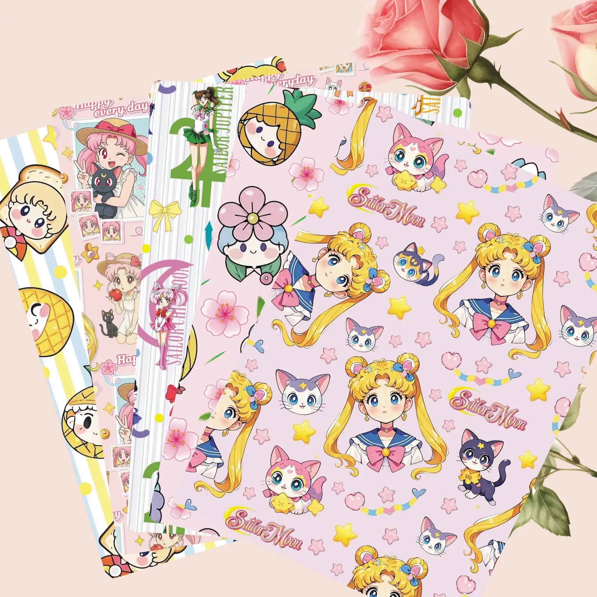 Cartoon Fabric Hot DIY140*50cm Handmade Sewing Patchwork Quilting Baby Dress Home Sheet Printed Fabric Fabric Sewing15630