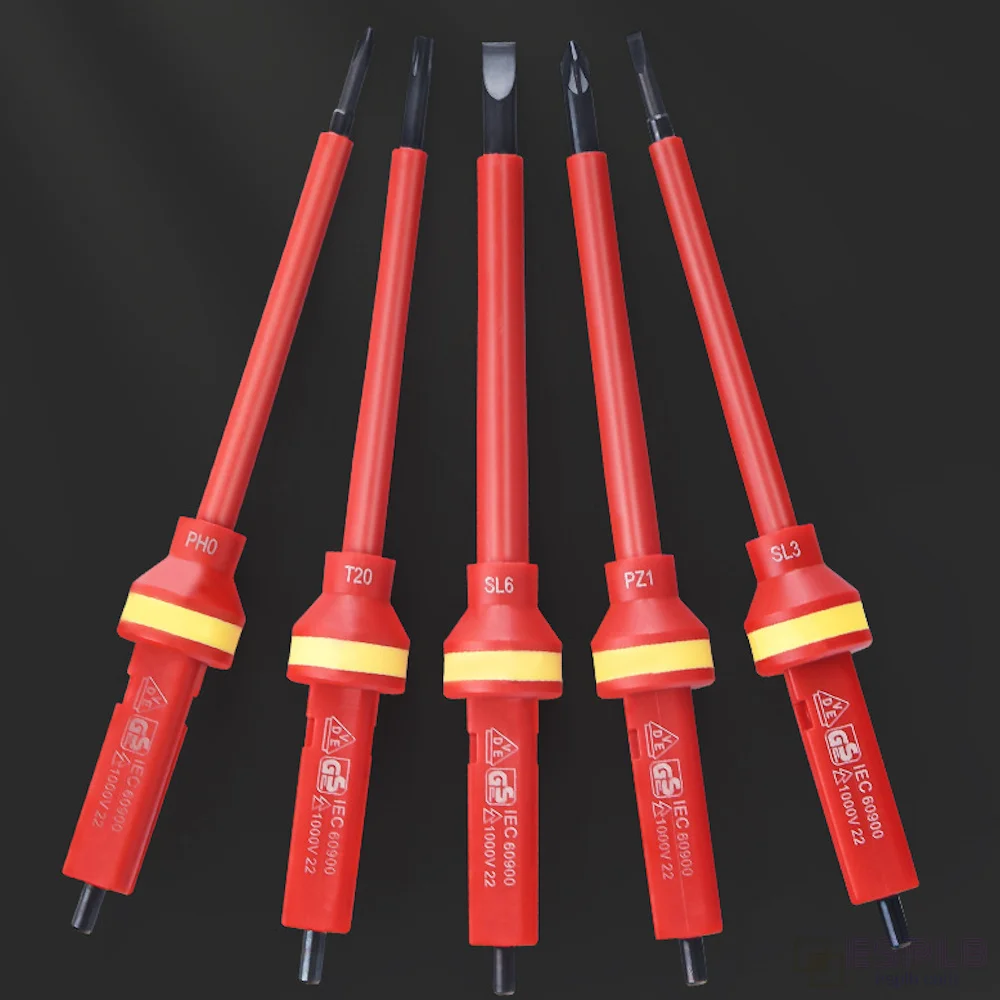 

Профессиональный набор изолированных отверток 1000В, 13 предметов, магнитные, CRV, Phillips, Slotted, Pozidriv, Torx, универсальный набор инструментов для электриков