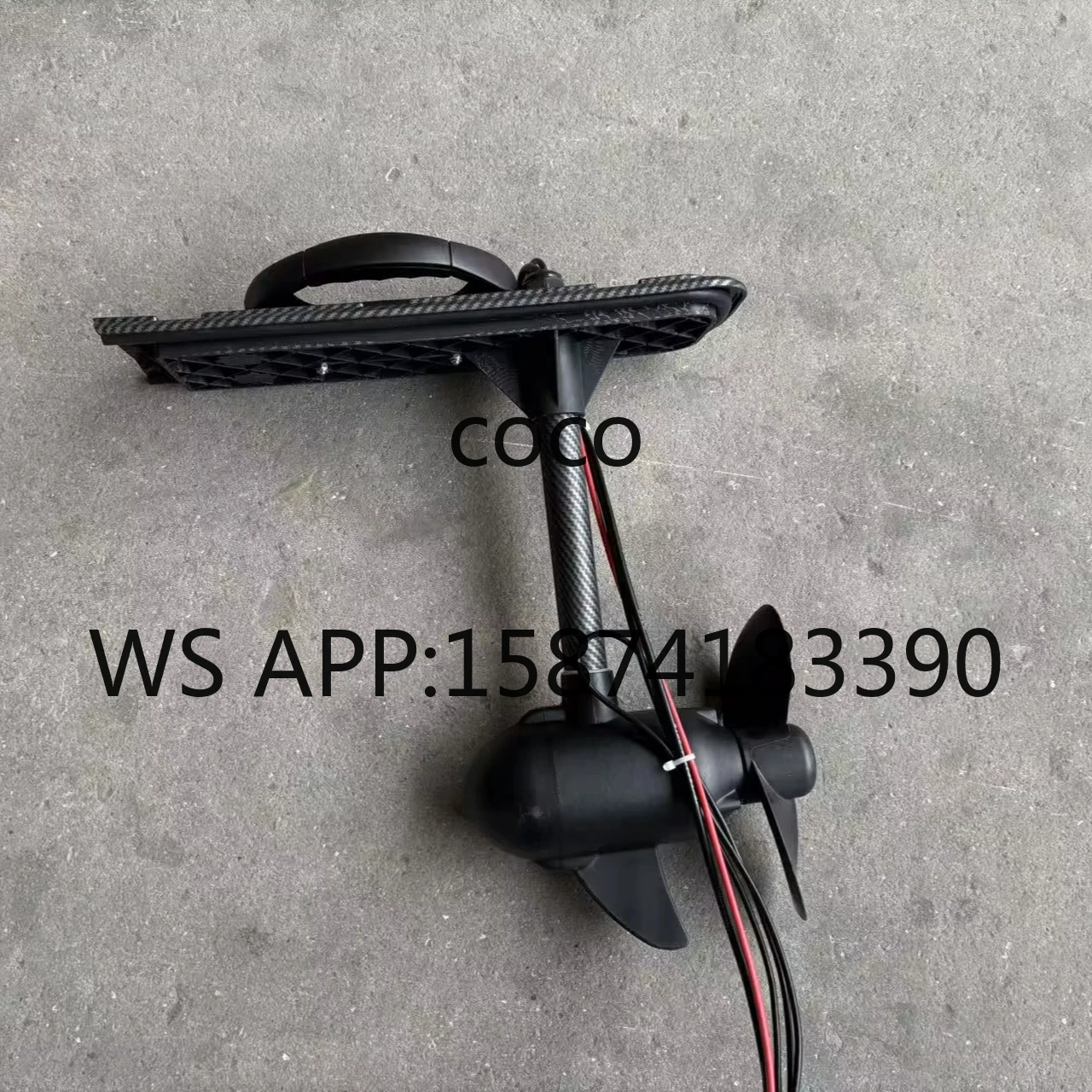 High Speed Brushless Kayak Motor P750B, 55/65LBS Thrust 12V/24V Electric Trolling Motor