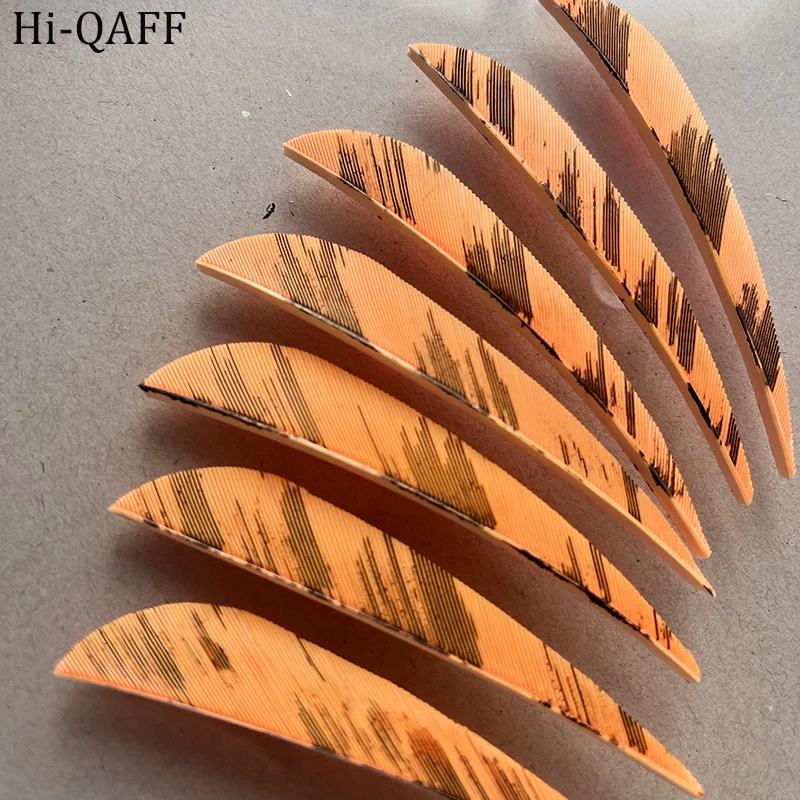 50 PCS Hi-Q 3 Inch Hunting Arrow Feathers Ink Painting Turkey Feathers Fletching Archery Accessories