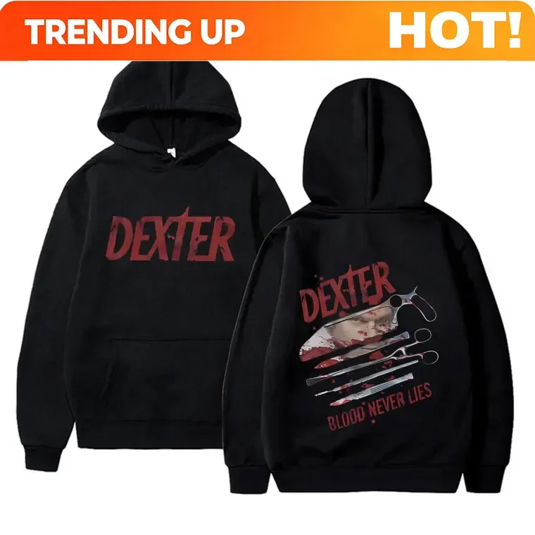 Customization TV Play Dexter Morgan Hoodie Autumn Winter Men Women Clothing Fashion Oversized Sweatshirt Male Vintage Casual Pul