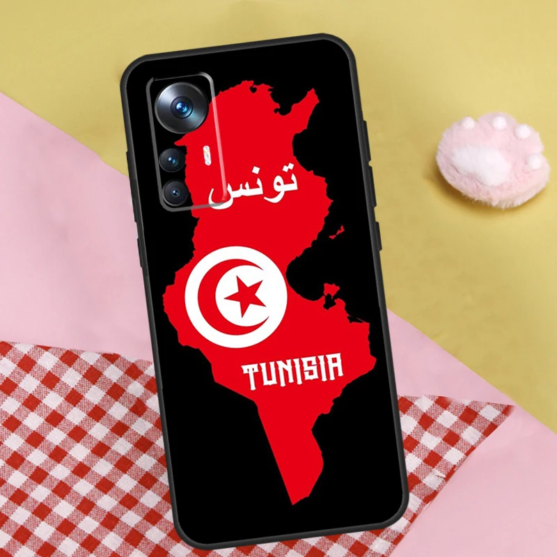 Tunisian Passport Flag For POCO X3 X5 Pro M5 M5s F4 X4 GT F3 F5 Case For Xiaomi 13T 11T 12T 13 Pro 12 Lite 12X