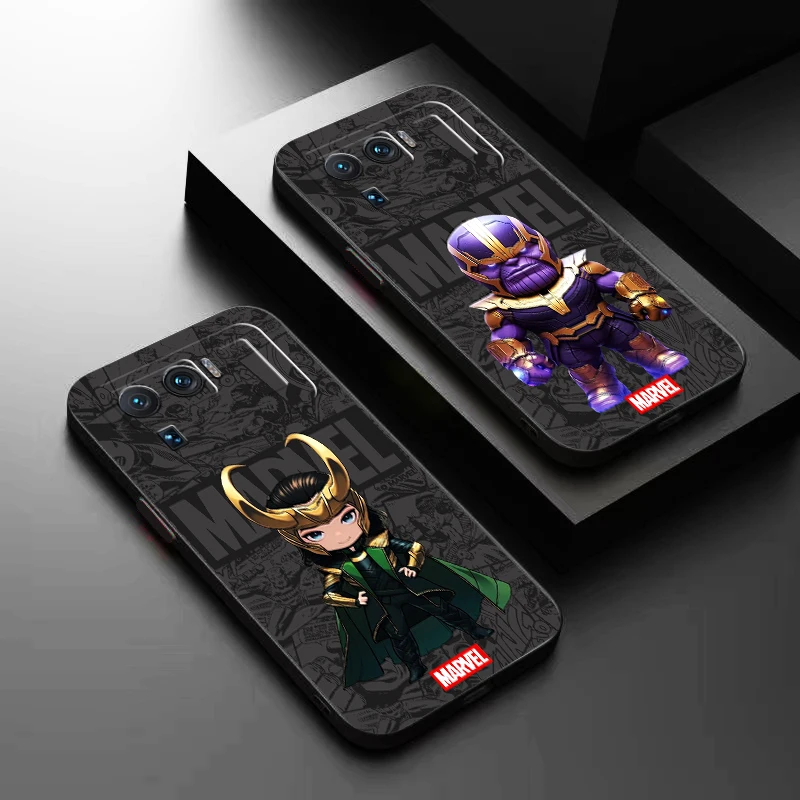 Marvel Thanos Loki Cute Phone Case For Xiaomi Mi 13 12 12s Mi 11 11T 10T 10S 10 Pro Ultra Lite Funda Coque Carcasa