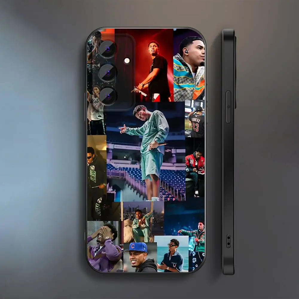 حافظة هاتف M-Myke T-Towers 2025 لهاتف سامسونج S 25,24,23,22,30,21,10,9,Ultra,Plus,Lite,FE,4,5G حافظة سوداء ناعمة