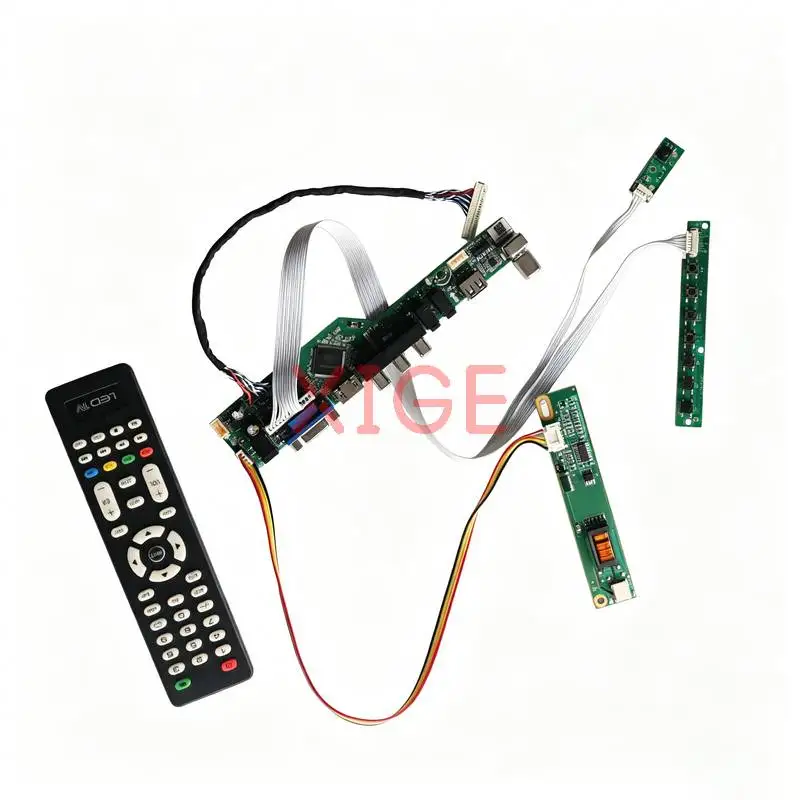 

For LTN154P3 LTN154MT02 LTN154P1 LTN154P2 Matrix Controller Board DIY Kit LVDS 30-Pin 1-CCFL 1680x1050 1680*1050 HDMI+VGA+AV+USB