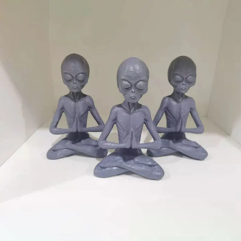 Alien Desktop Ornaments Creative Home Office Desktop Resin Ornaments Interesting Decoration Ornaments