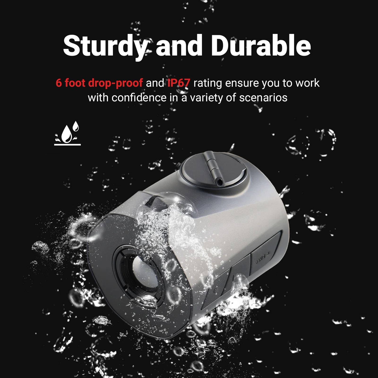 

Portable -Mini Thermal lmaging Touch screen Supports 1X Night Vision Scope Outdoor hunting