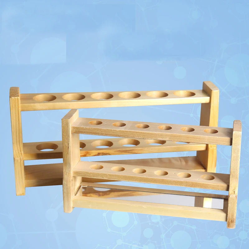 Picture 7: Wooden Test Tube Rack, 6Hole diameter 22m  and Pins-Solid Wood , tube box .