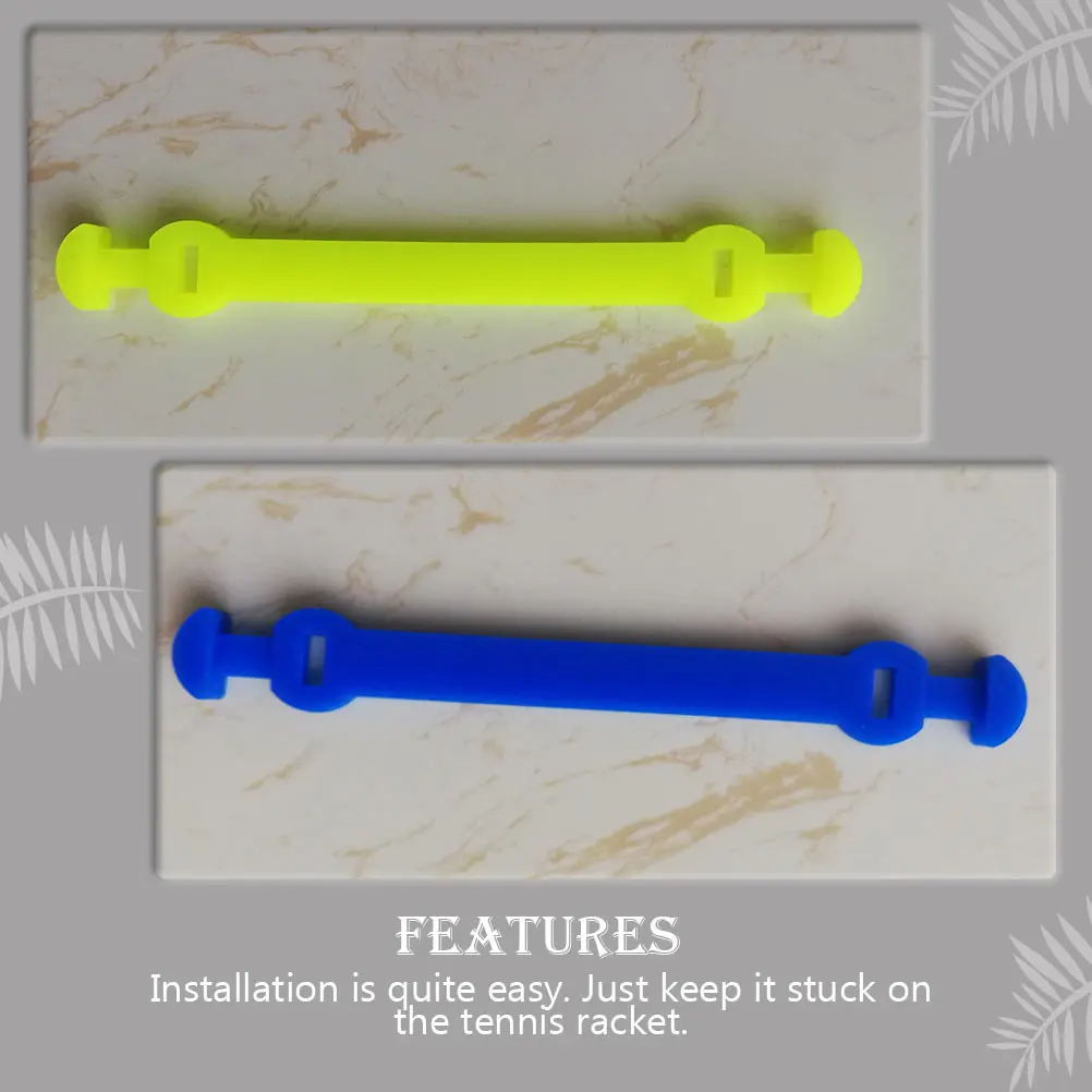 

4pcs Silicone Tennis Dampeners Shock Absorber Accessories Portable Reducer for Professional Players Enhanced