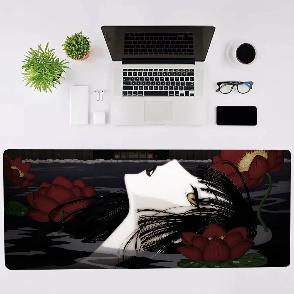 Podkładka pod mysz Anime XxxHOLiC Antypoślizgowa Odpowiednia do komputerów biurowych Laptopów Podkładki na biurko do gier e-sportowych XXL Klawiatura