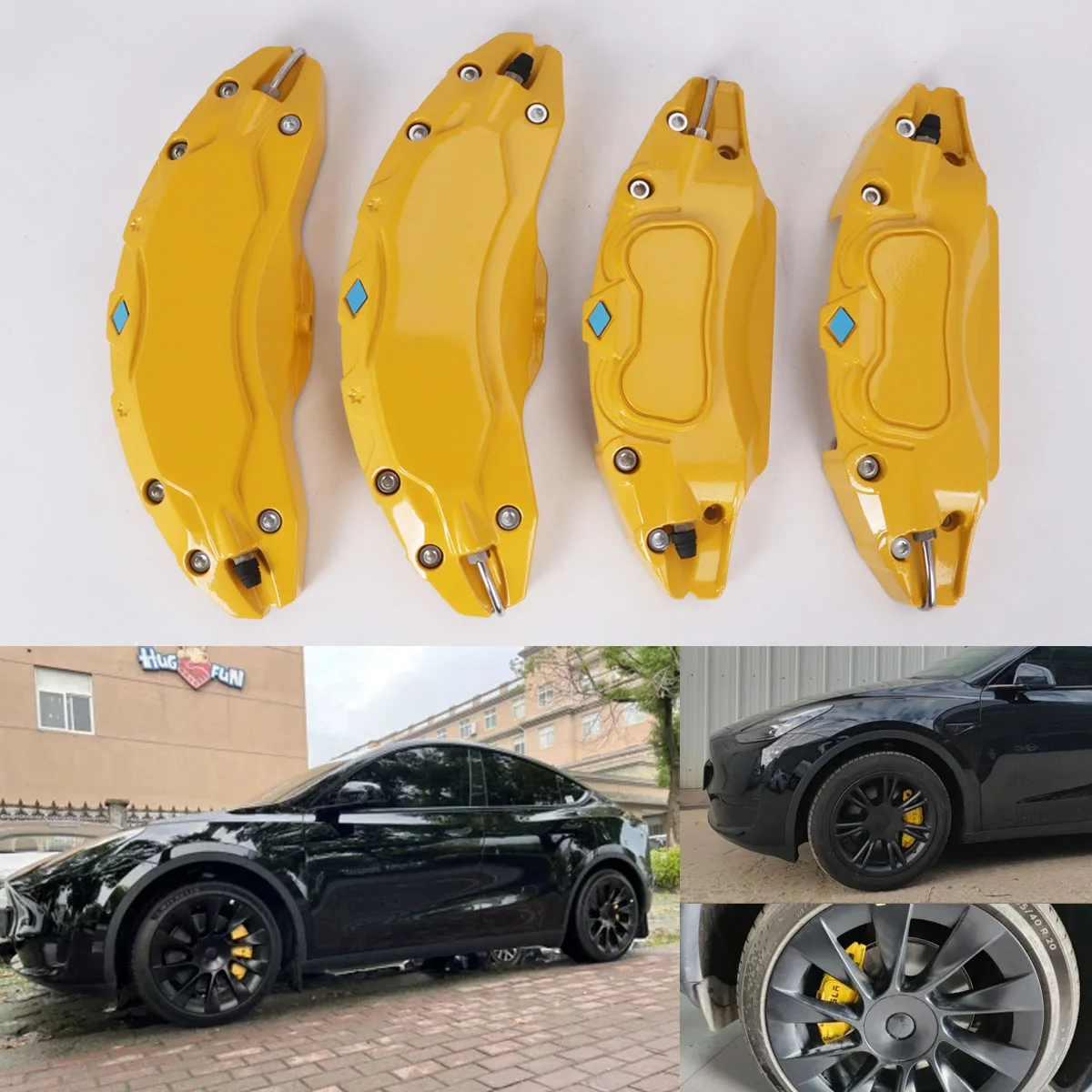 Caliper Covers For Tesla Model Y Model 3 , 18